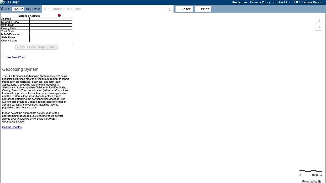 FRB Census Geocoder